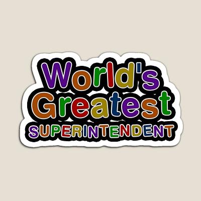 World's Greatest SUPERINTENDENT Sticker