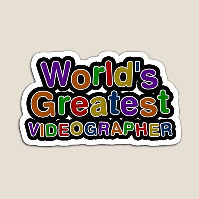 World's Greatest VIDEOGRAPHER Sticker