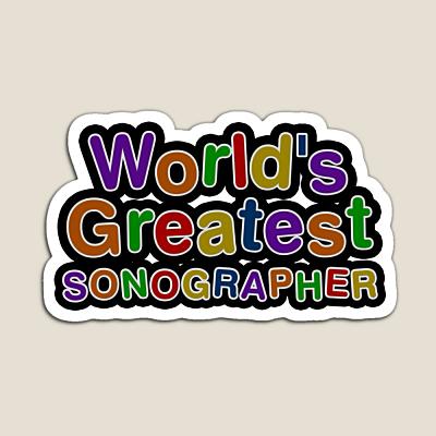 World's Greatest SONOGRAPHER Sticker