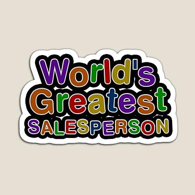 World's Greatest SALESPERSON Sticker