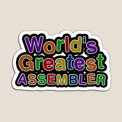 World's Greatest ASSEMBLER Sticker