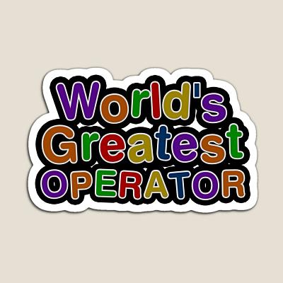 World's Greatest OPERATOR Sticker