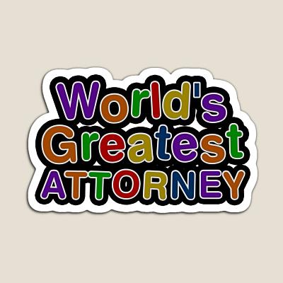 World's Greatest ATTORNEY Sticker