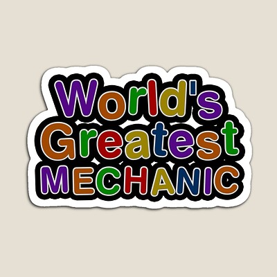 World's Greatest MECHANIC Sticker