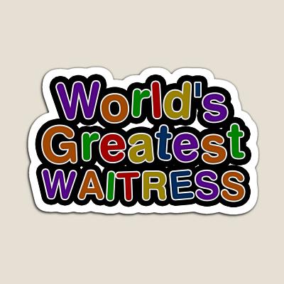 World's Greatest WAITRESS Sticker
