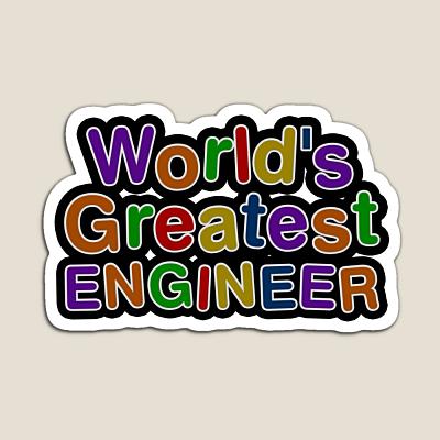 World's Greatest ENGINEER Sticker