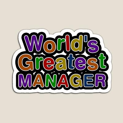 World's Greatest MANAGER Sticker