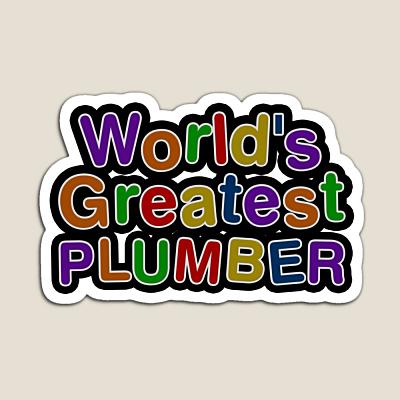 World's Greatest PLUMBER Sticker
