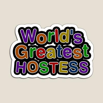 World's Greatest HOSTESS Sticker