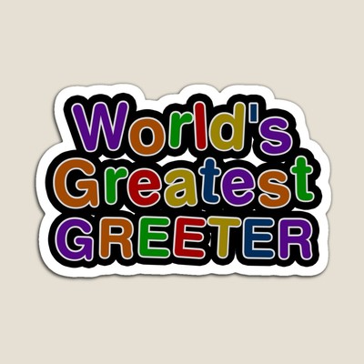 World's Greatest GREETER Sticker