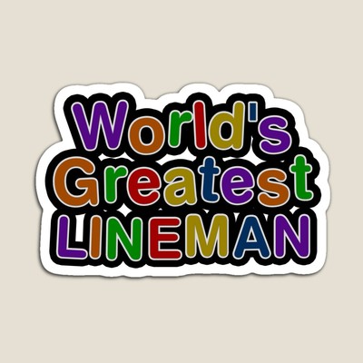 World's Greatest LINEMAN Sticker