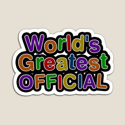 World's Greatest OFFICIAL Sticker