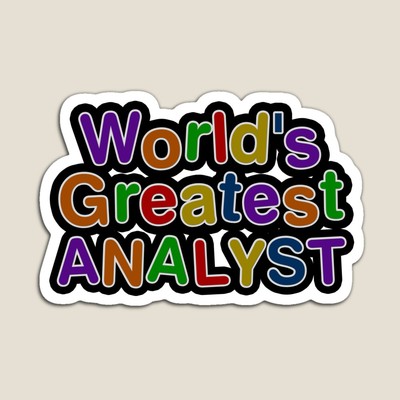 World's Greatest ANALYST Sticker
