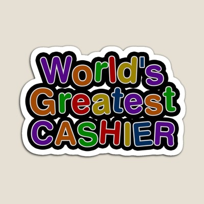 World's Greatest CASHIER Sticker
