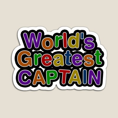 World's Greatest CAPTAIN Sticker