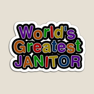 World's Greatest JANITOR Sticker