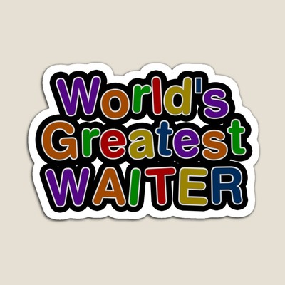 World's Greatest WAITER Sticker