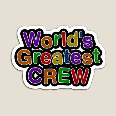 World's Greatest CREW Sticker