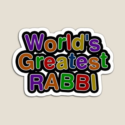 World's Greatest RABBI Sticker