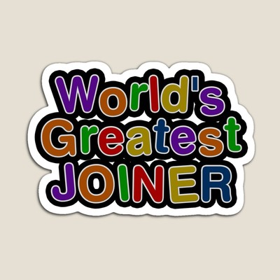 World's Greatest JOINER Sticker