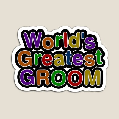 World's Greatest GROOM Sticker