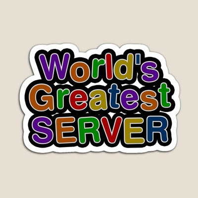 World's Greatest SERVER Sticker