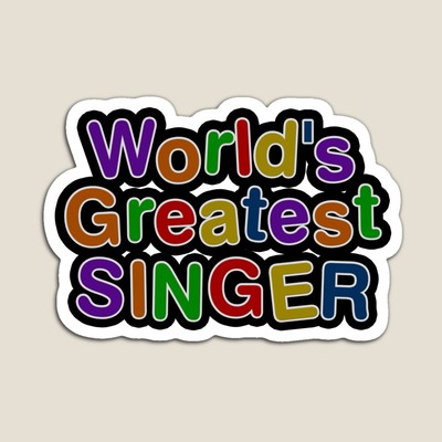 World's Greatest SINGER Sticker