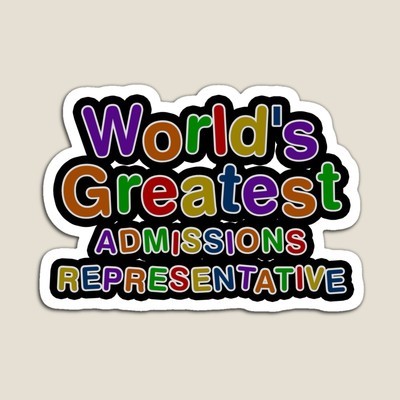 World's Greatest ADMISSIONS REPRESENTATIVE Sticker
