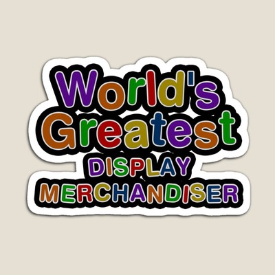 World's Greatest DISPLAY MERCHANDISER Sticker