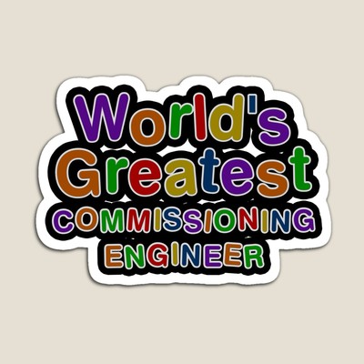 World's Greatest COMMISSIONING ENGINEER Sticker