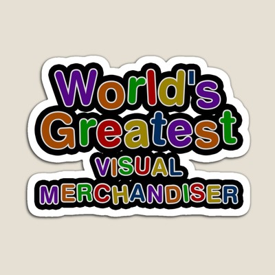 World's Greatest VISUAL MERCHANDISER Sticker