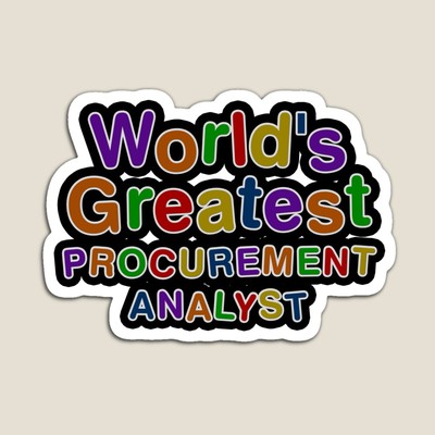 World's Greatest PROCUREMENT ANALYST Sticker