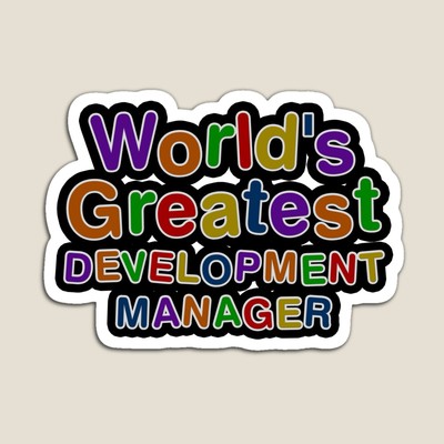 World's Greatest DEVELOPMENT MANAGER Sticker