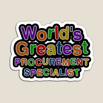 World's Greatest PROCUREMENT SPECIALIST Sticker