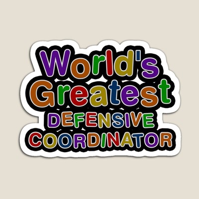 World's Greatest DEFENSIVE COORDINATOR Sticker