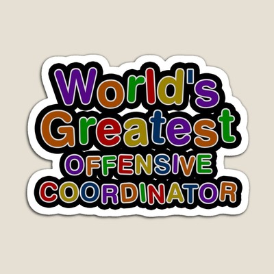 World's Greatest OFFENSIVE COORDINATOR Sticker