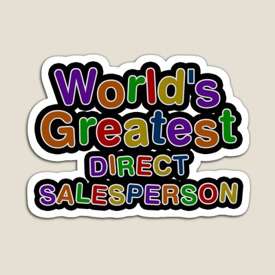 World's Greatest DIRECT SALESPERSON Sticker
