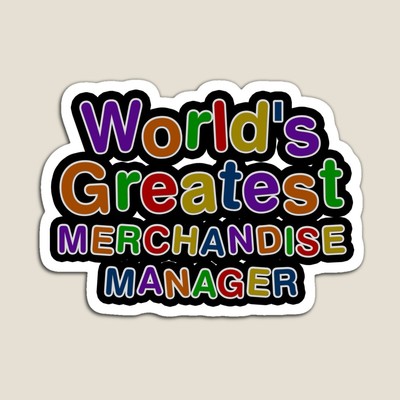 World's Greatest MERCHANDISE MANAGER Sticker