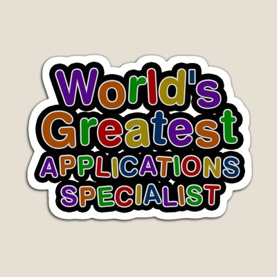 World's Greatest APPLICATIONS SPECIALIST Sticker