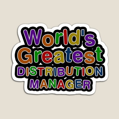 World's Greatest DISTRIBUTION MANAGER Sticker