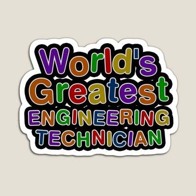 World's Greatest ENGINEERING TECHNICIAN Sticker