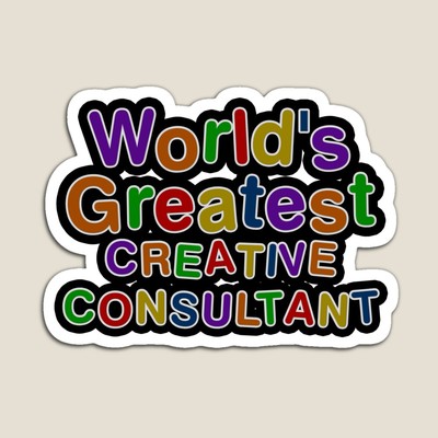 World's Greatest CREATIVE CONSULTANT Sticker
