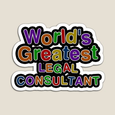 World's Greatest LEGAL CONSULTANT Sticker