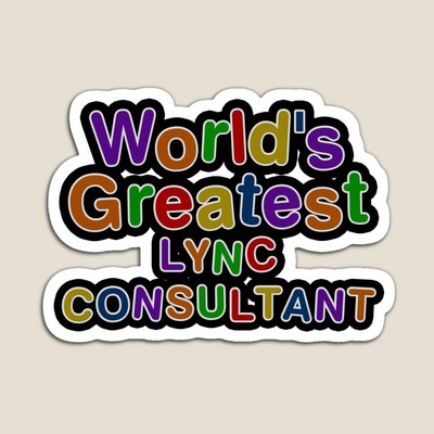 World's Greatest LYNC CONSULTANT Sticker