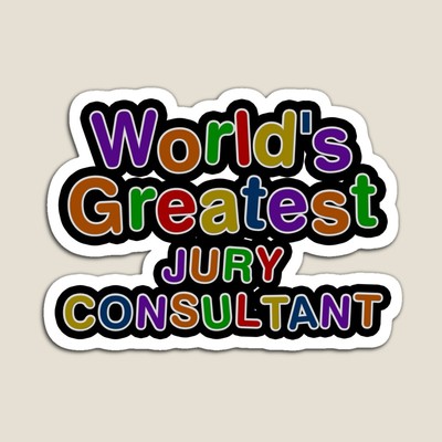 World's Greatest JURY CONSULTANT Sticker
