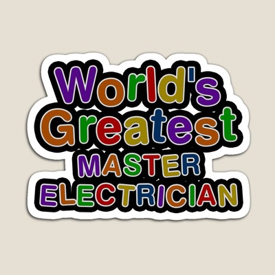 World's Greatest MASTER ELECTRICIAN Sticker