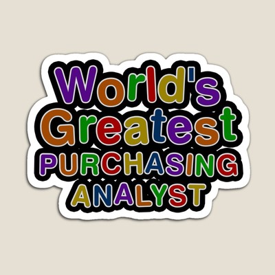 World's Greatest PURCHASING ANALYST Sticker