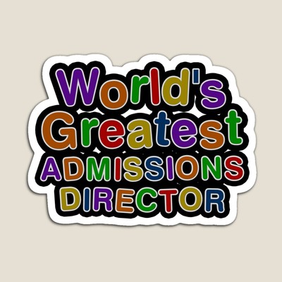 World's Greatest ADMISSIONS DIRECTOR Sticker