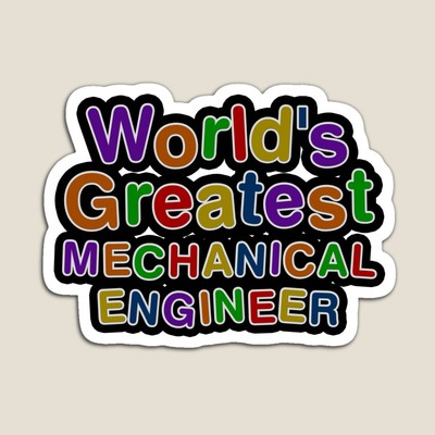 World's Greatest MECHANICAL ENGINEER Sticker