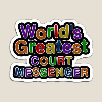 World's Greatest COURT MESSENGER Sticker